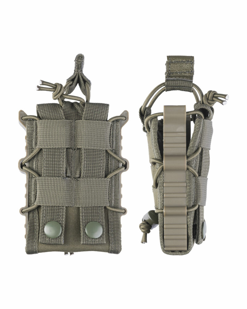 MAG.TASCHE OPEN TOP FLEX SINGLE OLIV – Bild 2