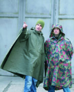 BW PONCHO OLIV GEBR.