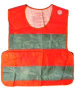 BW WARNWESTE 'KFZ' ORANGE NEUW.