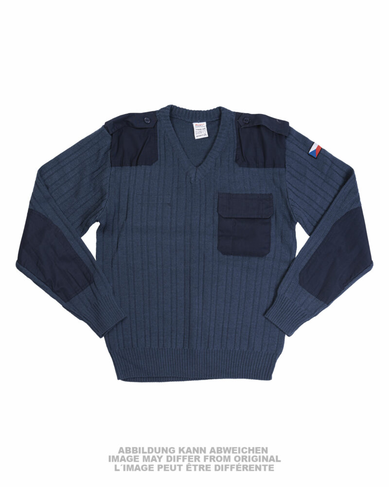 CZ COM.V-PULLOVER M97 BLAUGRAU NEUW.