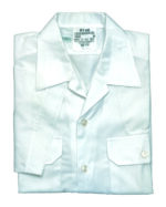 BW DIENSTHEMD WEISS KURZARM GEBR.