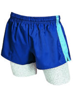 BW SPORTHOSE COTTON/VISKOSE BLAU GEBR.
