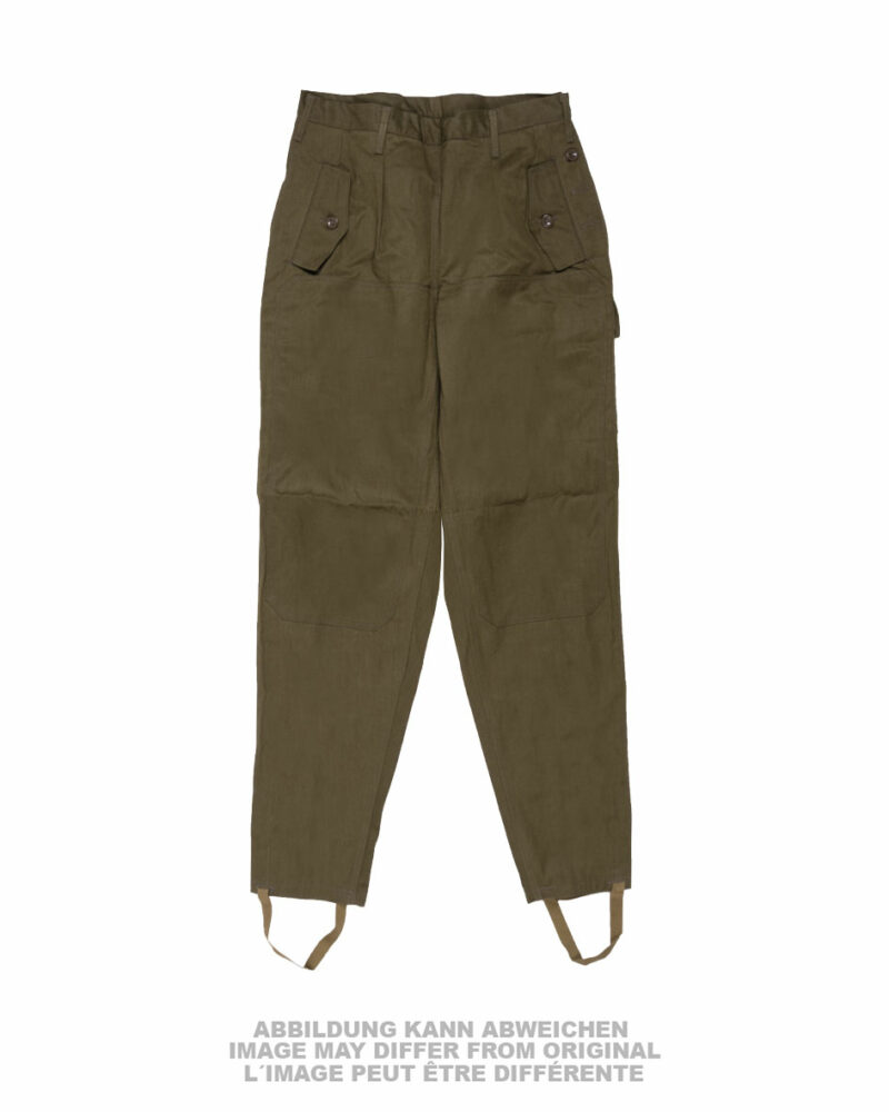 CZ DAMENHOSE VINTAGE OLIV NEUW.