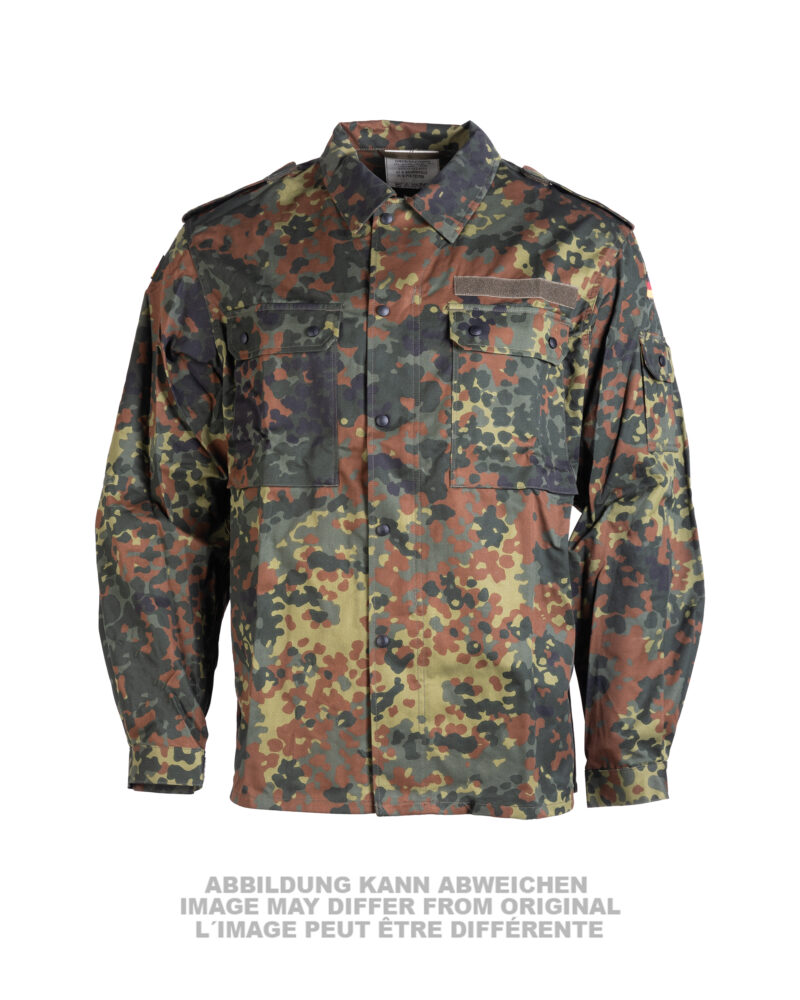 BW FELDBLUSE FLECKTARN GEBR.