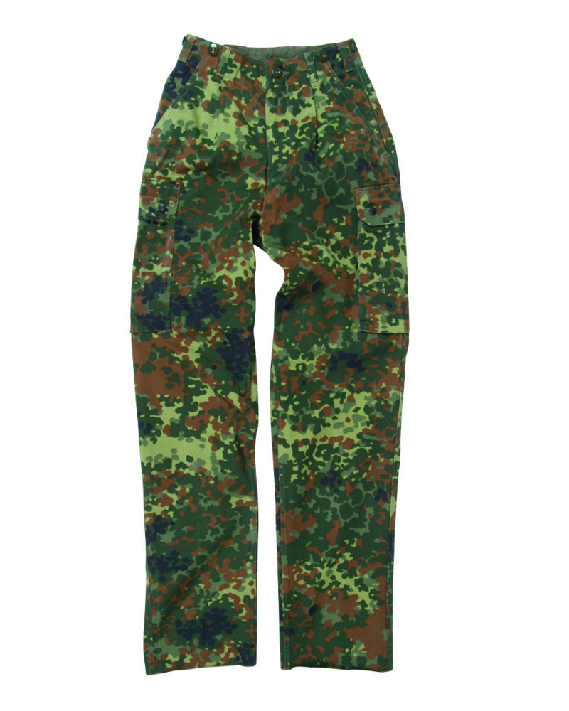 BW FELDHOSE DAMEN FLECKTARN GEBR.