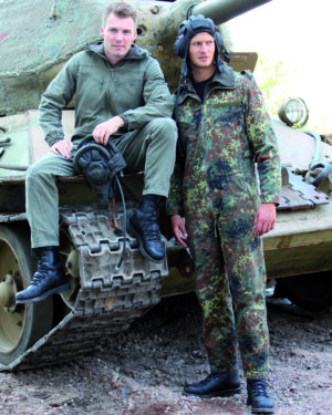 BW PANZERKOMBI OLIV M.WEBFUTTER GEBR.