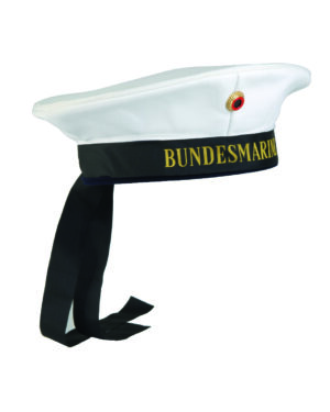 BW MATROSENMÜTZE WEISS M.BAND GEBR.