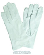 BW PARADEHANDSCHUHE LEDER WEISS GEBR.