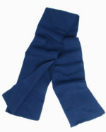 BW SCHAL WOLLE BLAU GEBR.