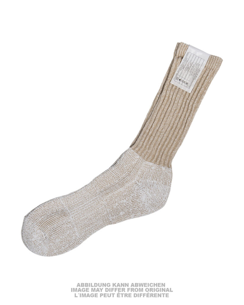 BRIT.SOCKE DESERT WARM WEATHER KHAKI SORT. NEUW.