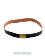 BW HOSENGÜRTEL LEDER MARINE GEBR.