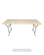 BRIT.FELDTISCH KLAPPBAR 190X73 CM NEUW.