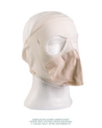 BRIT.GESICHTSSCHUTZ WEISS FLAMMH.NEUW.