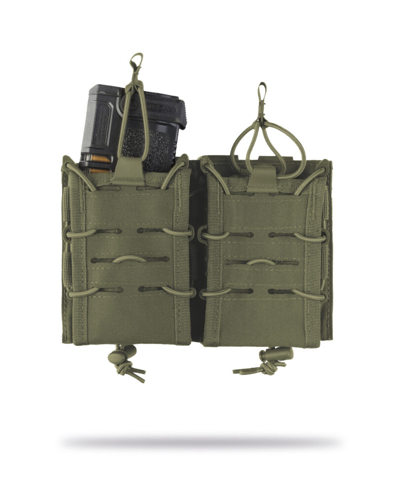 MAG.TASCHE OPEN TOP FLEX DOUBLE OLIV