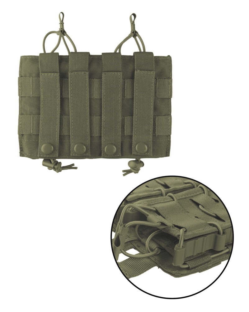 MAG.TASCHE OPEN TOP FLEX DOUBLE OLIV – Bild 2