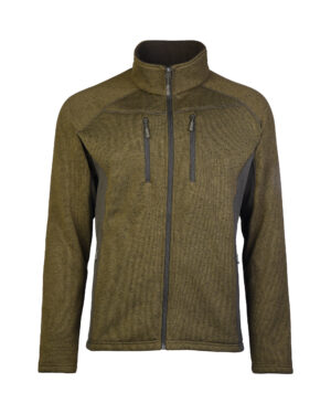 OUTDOOR KÄLTESCHUTZJACKE STRUCTURE-FLEECE OLIV