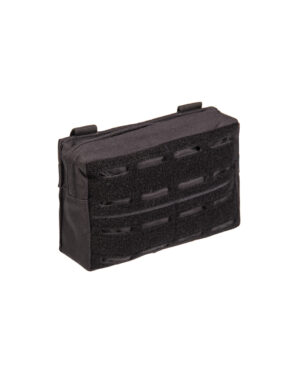 LASER CUT BELT POUCH SM SCHWARZ