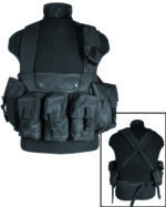 CHEST RIG 6-POCKET SCHWARZ