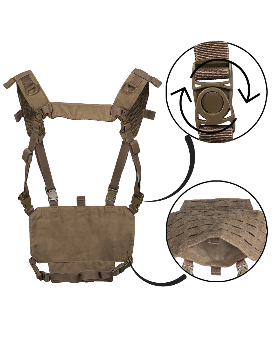 CHEST RIG LIGHTWEIGHT DARK COYOTE – Bild 2