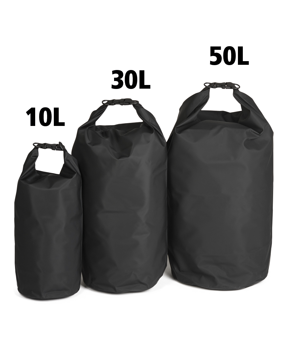 TRANSPORTSACK WASSERDICHT 10L SCHWARZ – Bild 2