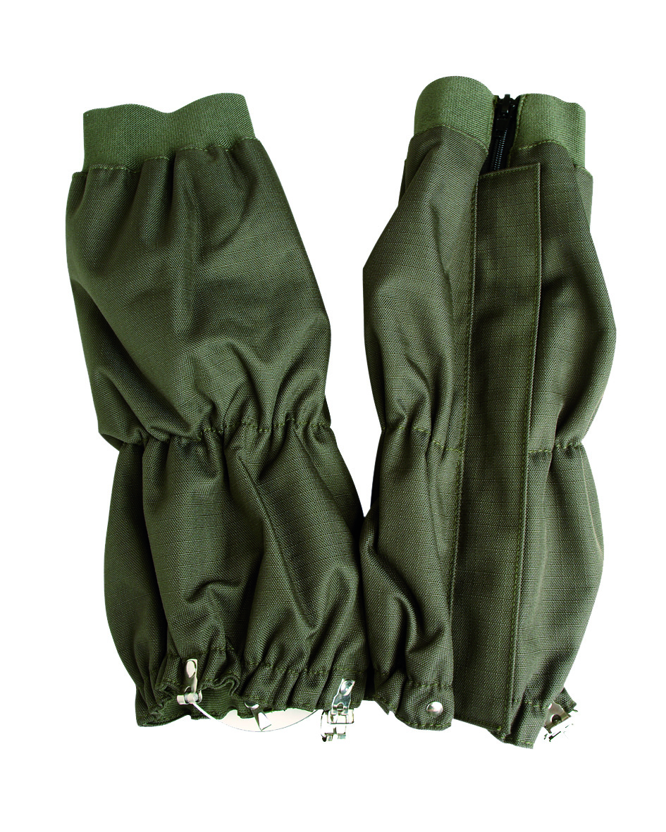 NÄSSESCHUTZGAMASCHEN M.STAHLSEIL OLIV