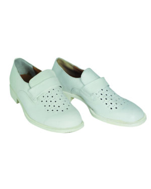 BW HALBSCHUHE LEDER WEISS GEBR.