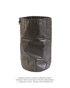 SCHWEIZ.TRANSPORTSACK GUMMIERT OLIV GEBR.