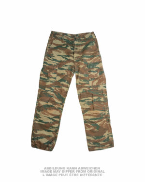 GRIECH.FELDHOSE 'TYP BDU' LIZARD CAMO GEBR.