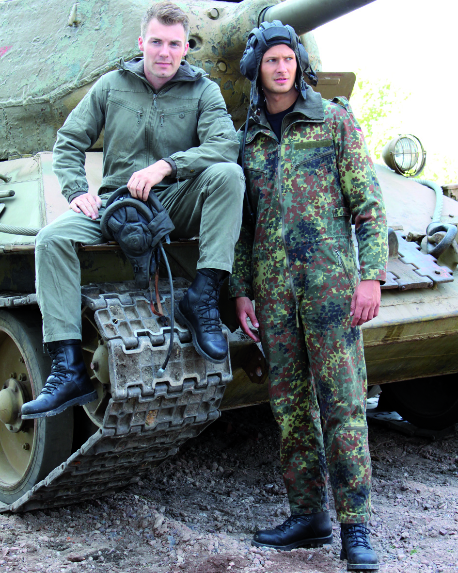 BW PANZERKOMBI OLIV M.WEBFUTTER GEBR.