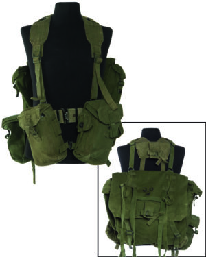 US TRAGESATZ M56 7-TLG.TYP (GRIECH.) GEBR.